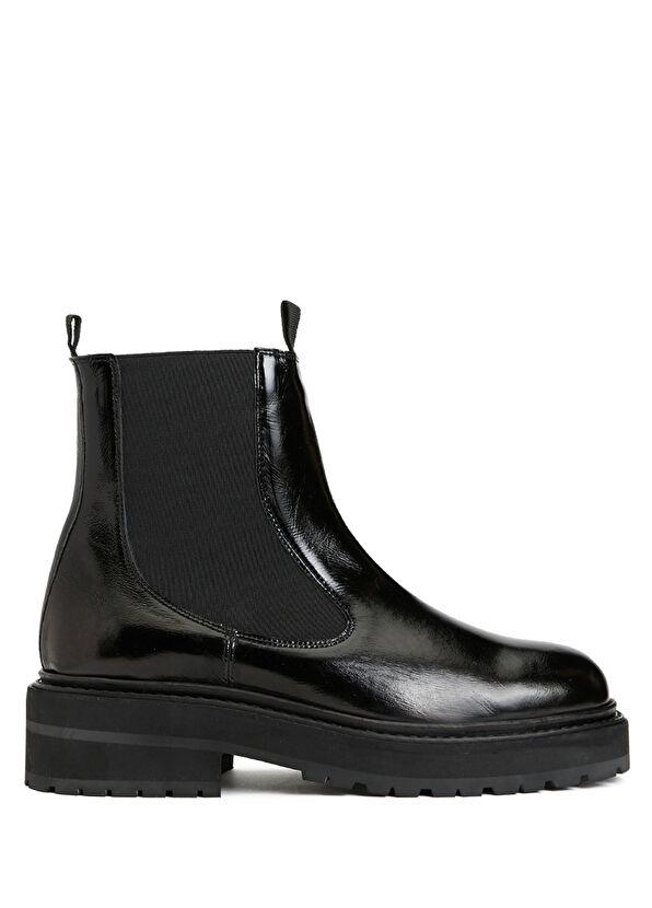 Beymen Club Black Women's Leather Chelsea Boots - 1