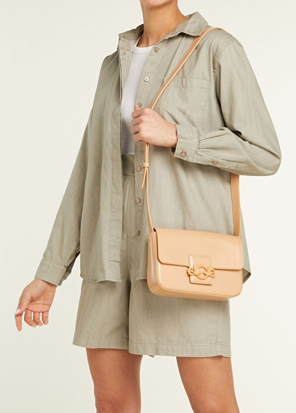 Beymen Club Milano Nude Women's Leather Bag - 2