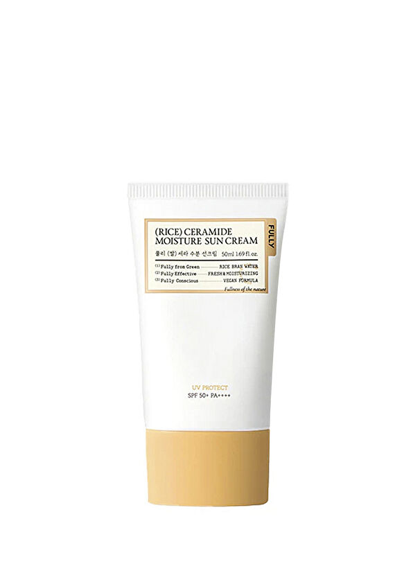 Fully Rice Ceramide Moisture SPF50+ Nemlendirici Güneş Kremi 50 ml - 1