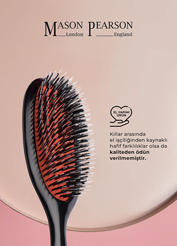 Mason Pearson Handy Bristle Nylon BN3 Dark Saç Fırçası - 2