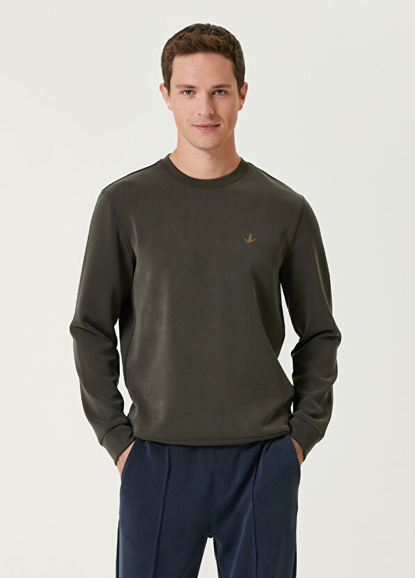 Beymen Club Haki Logolu Sweatshirt - 1