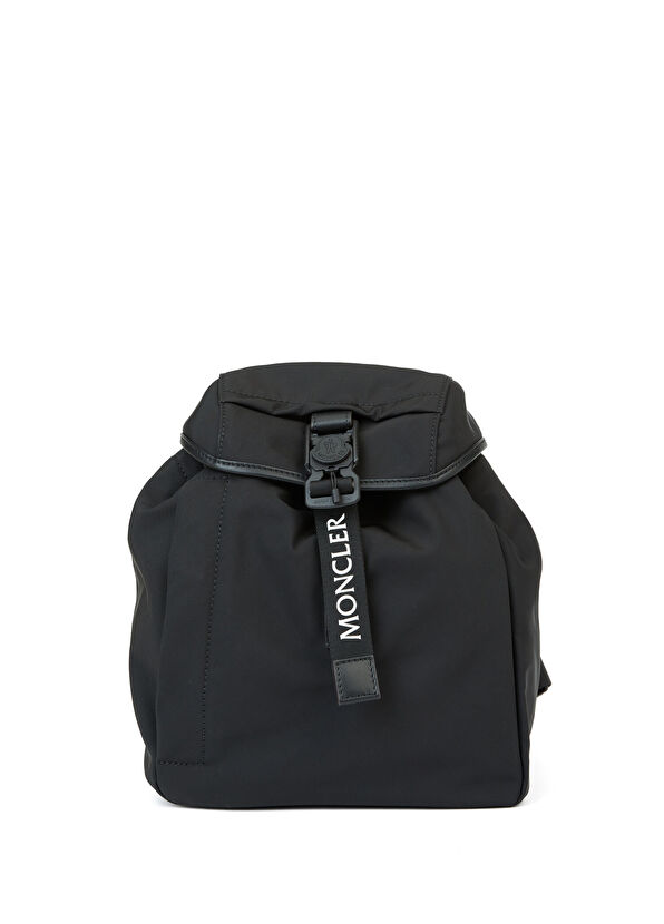 Moncler Siyah Logolu Kadın Sırt Çantası - 1