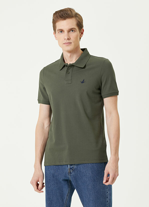 Beymen Club Comfort Fit Khaki Polo Neck T-shirt - 1