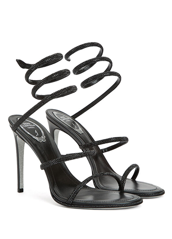 Siyah Kadın Sandalet - Görsel 3