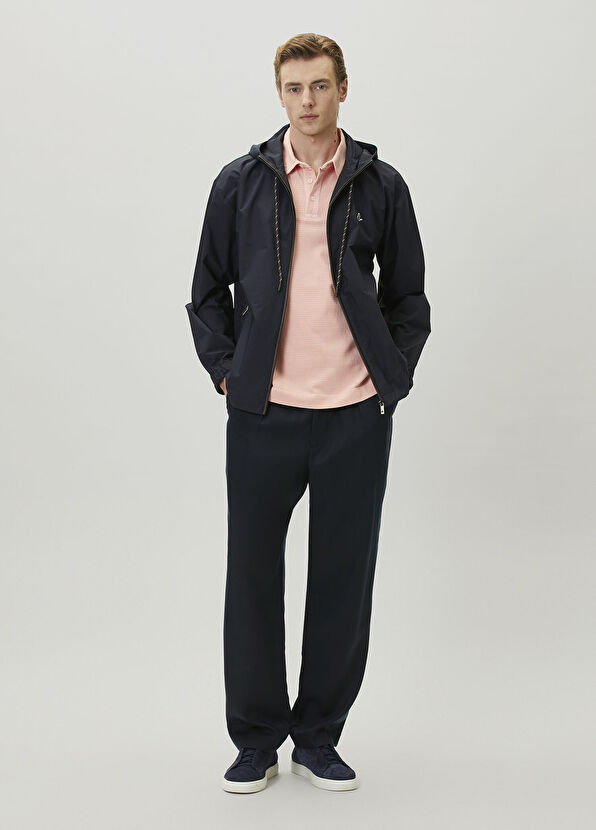 Beymen Club Navy Blue Pleated Twill Sport Pants - 1