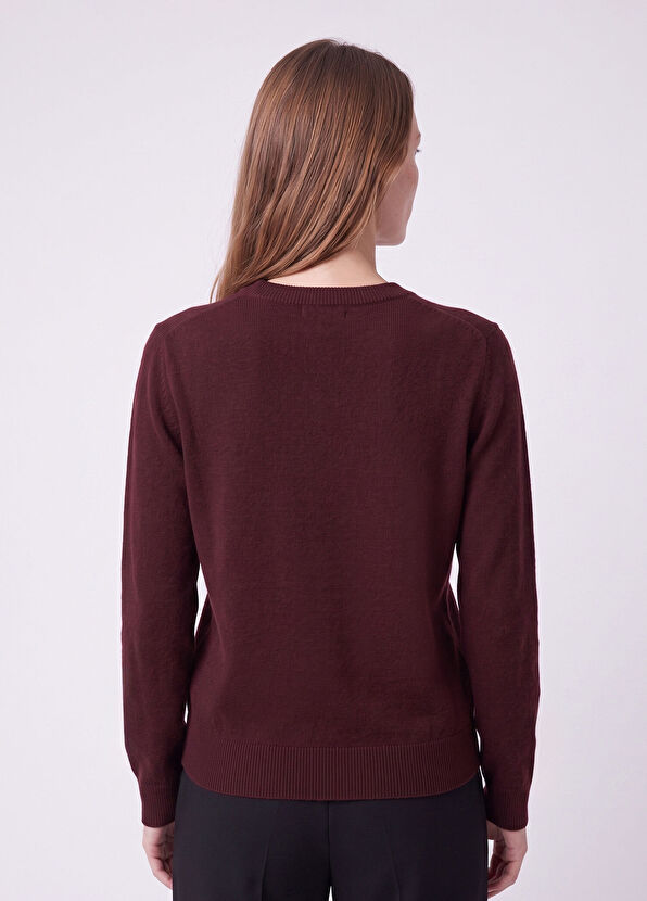 Beymen Club Plum Cashmere Sweater - 4