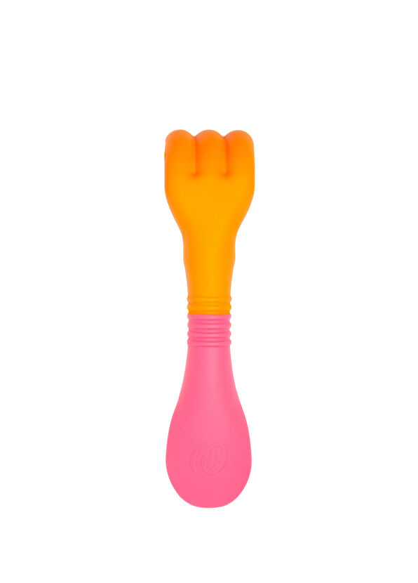Scrunch Orange Pink Toy Rake - 1