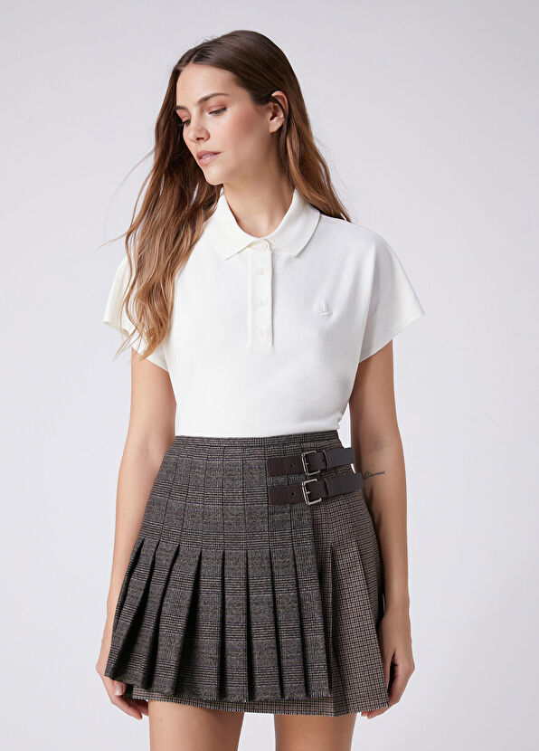 Beymen Club Beyaz Basic Polo Kazak - 4