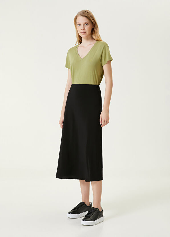 Beymen Club Yeşil Dökümlü T-shirt - 2