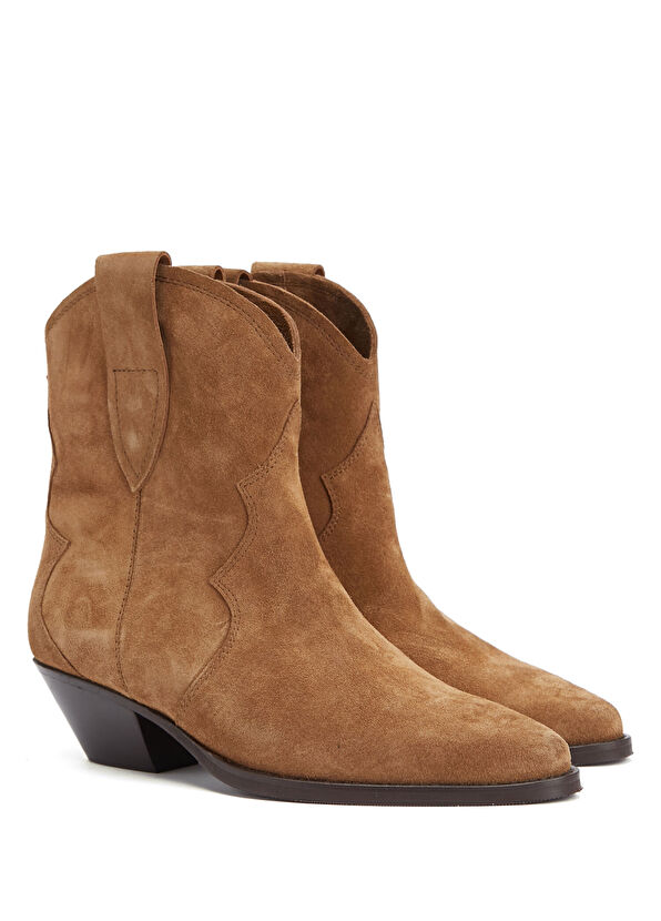 Beymen Club Tobacco Women's Suede Western Boots - 2
