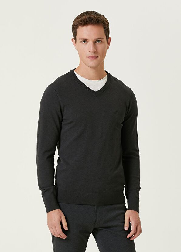 Beymen Club Anthracite Basic Pullover - 1