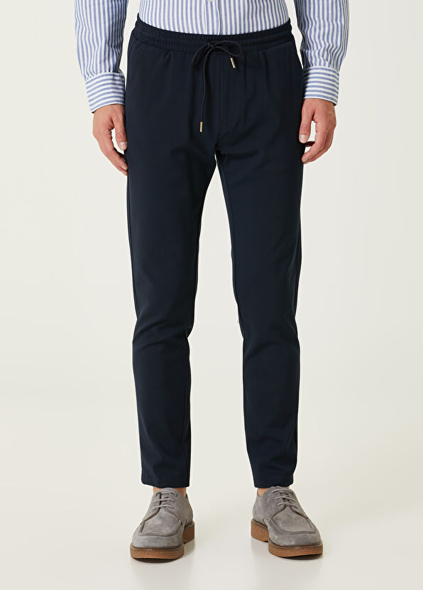 Beymen Club Navy Ruffled Trousers - 2