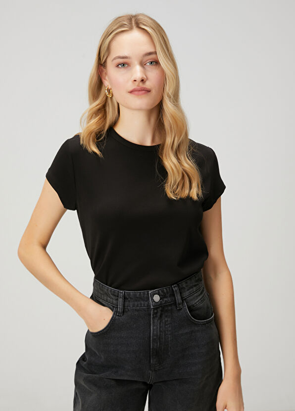 Beymen Club Siyah Basic T-shirt - 1