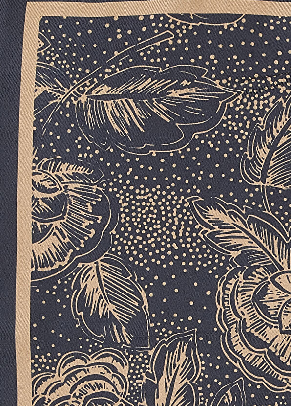 Beymen Club Desenli 50x50 İpek Eşarp - 2