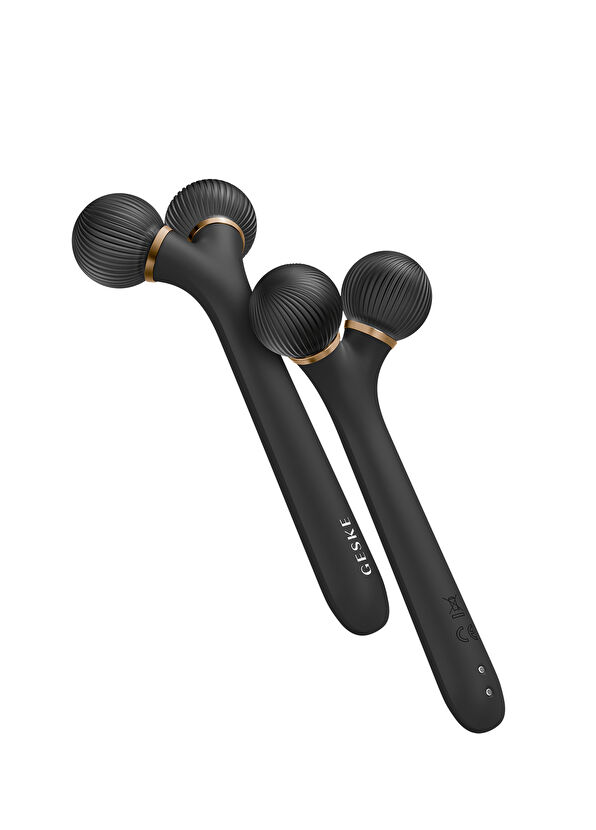 Geske Sonic Facial Body Roller Siyah Titreşimli Yüz Şekillendirici ve Vücut Bakım Roller Cihazı  - 2