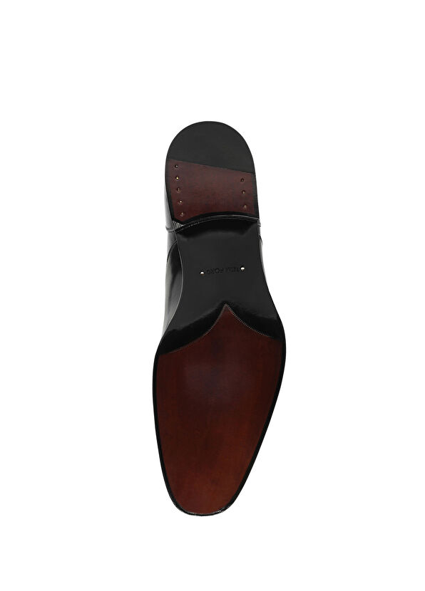 Edgar Siyah Erkek Deri Ayakkabı - Görsel 5