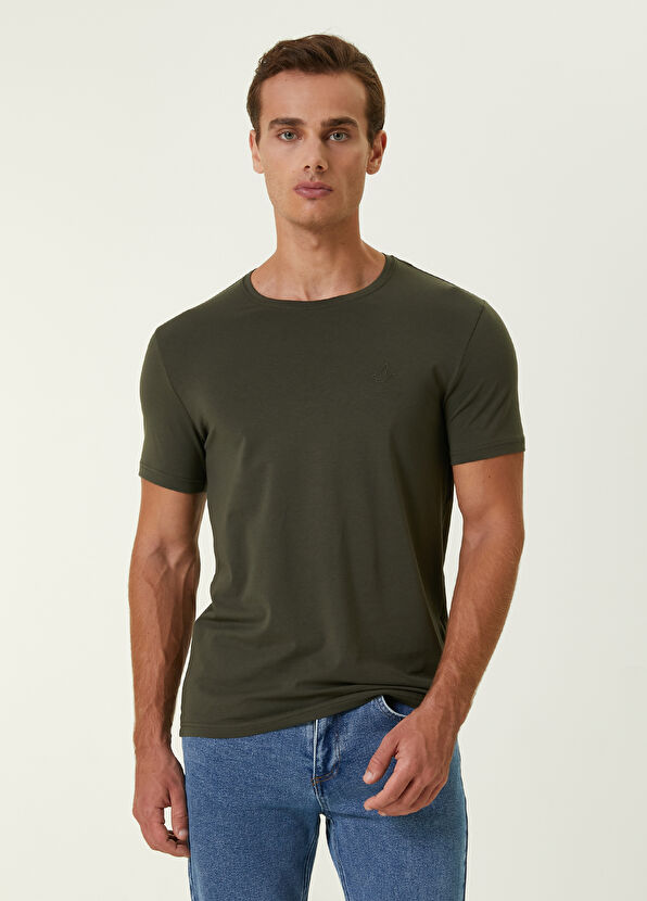 Beymen Club Haki Basic T-shirt - 1