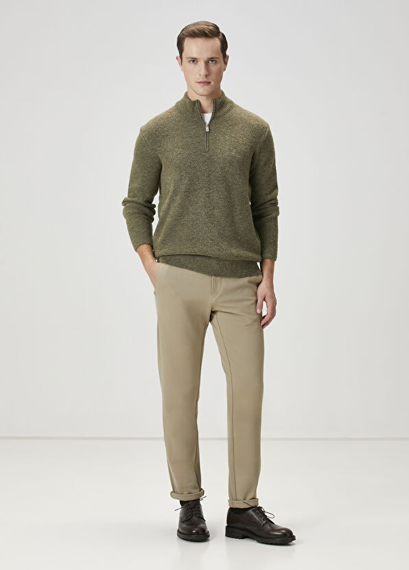 Beymen Club Koyu Bej Chino Pantolon - 1