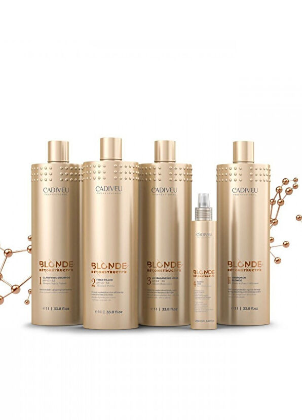 Cadiveu Blonde Reconstructor Unbroken Blonde Saç Bakım Ürünü 1000 ml - 2