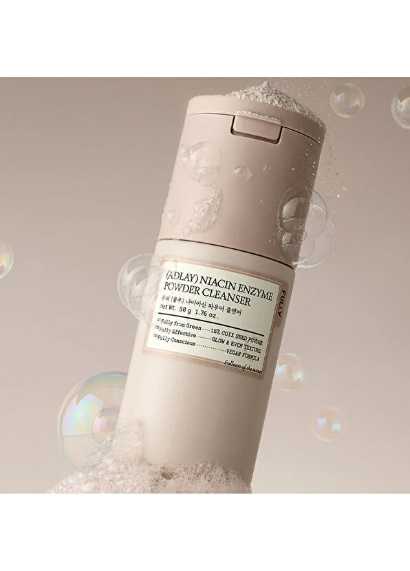 Fully Adlay Niacin Enzyme Aydınlatıcı Toz Yüz Temizleyici 50 ml - 2