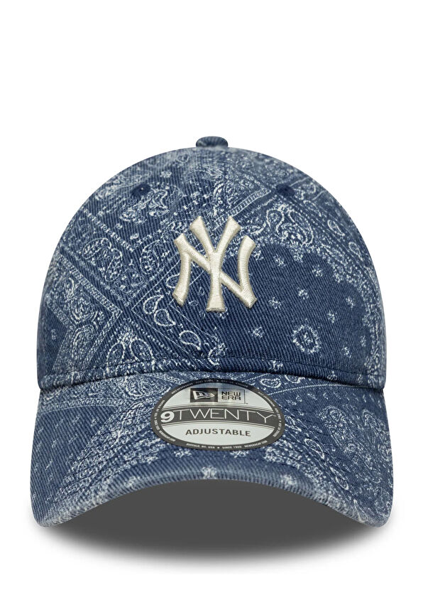 New Era Neyyan 9Twenty Washed Paisley Mavi Kadın Şapka - 2