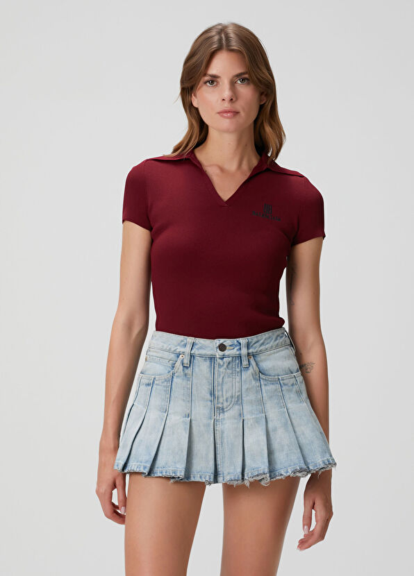 Balenciaga Bordo Polo T-shirt - 1