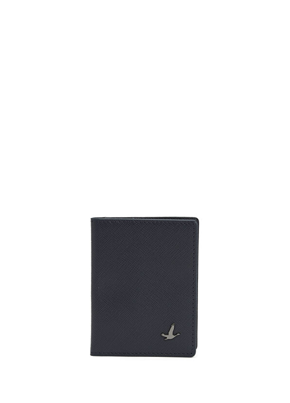 Beymen Club Navy Blue Men's Leather Card Holder - 1