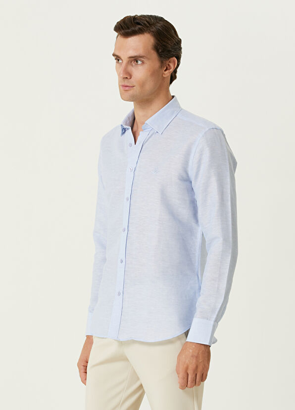 Beymen Club Slim Fit Mavi Gömlek - 2