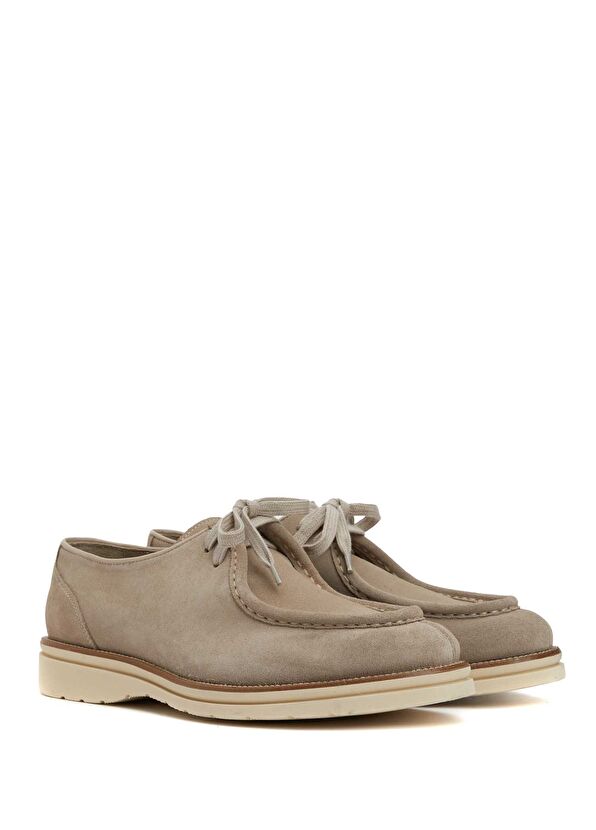 Beymen Club Beige Men's Leather Shoes - 2