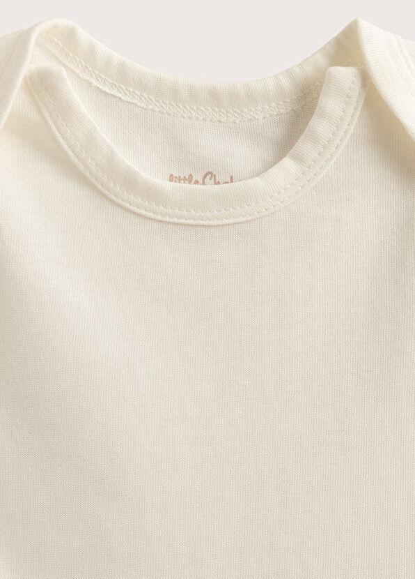 Chakra Henri Ekru Bej Yenidoğan 2'li Body Set - 2