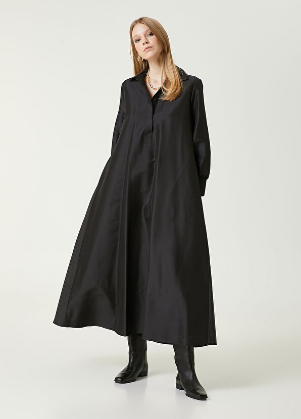 Beymen Club Siyah Maksi Elbise - 4