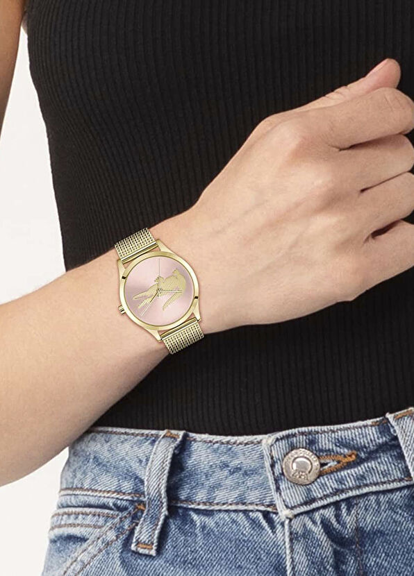 Lacoste LAC2001418 Altın Rengi Çelik Kadın Kol Saati - 4