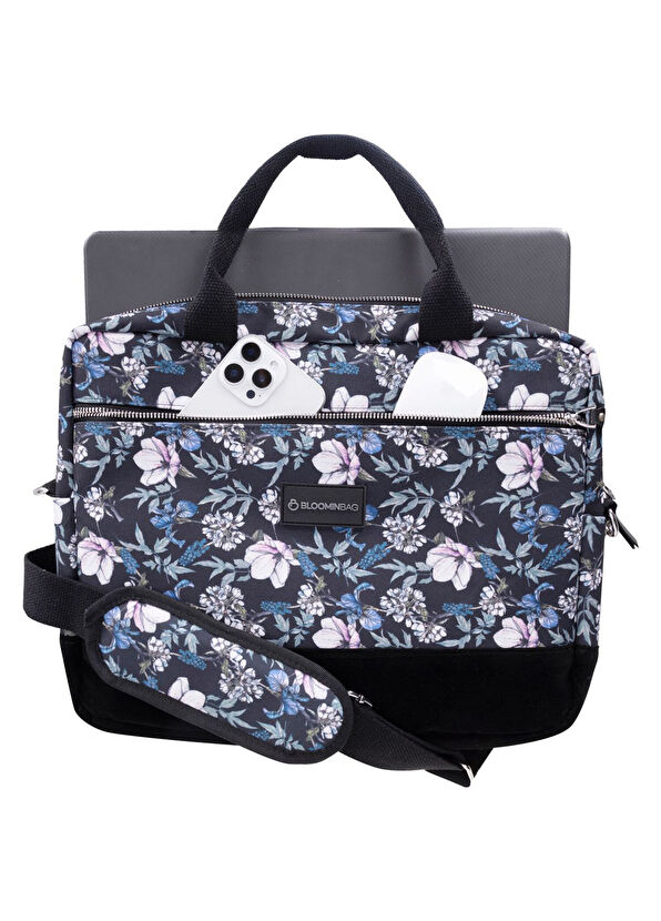 Black Cherries 15.6'' Macbook ve Laptop Çantası - Görsel 3