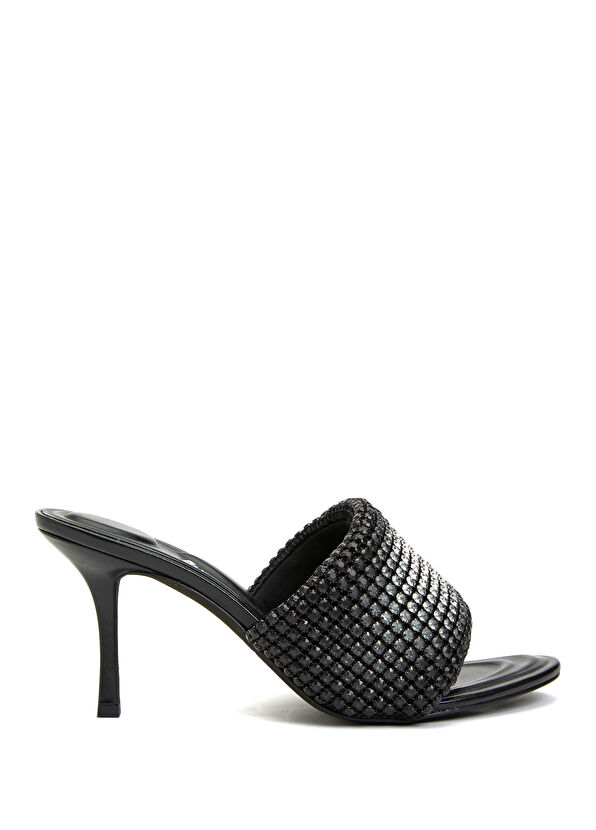 Alexander Wang Heiress Siyah Kadın Topuklu Terlik - 1