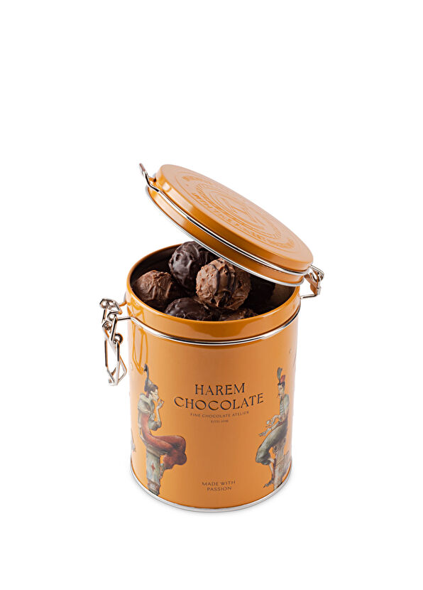 Harem Chocolate Milk and Dark Truffle Chocolate in a Starry Metal Box 360g - 1
