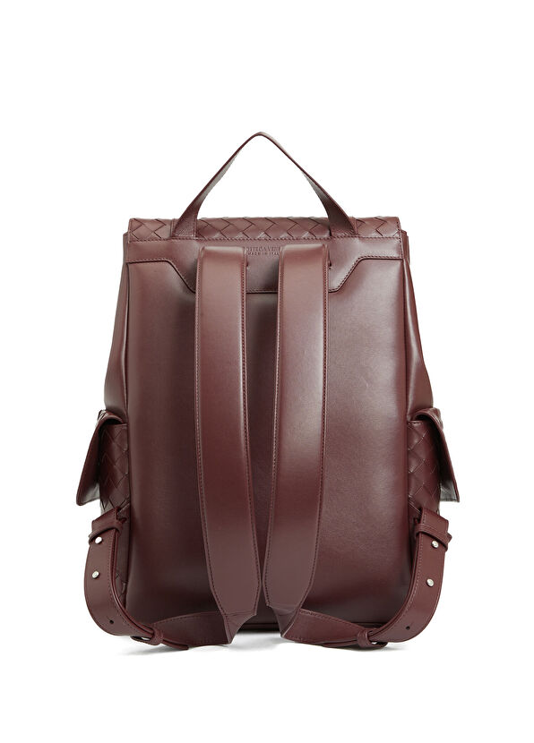 Back To School Bordo Erkek Deri Sırt Çantası - Görsel 4