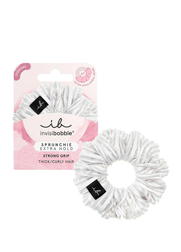Invisibooble Sprunchie Extra Hold Pure White Saç Tokası - 2