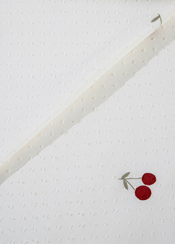 Chakra Cherry Boom Vanilla Cotton Baby Kids Bedspread Set - 4