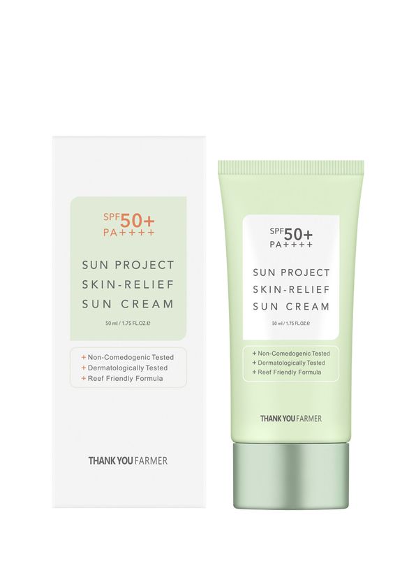 Thank You Farmer Sun Project Skin Relief Sun Cream SPF50+ PA++++ Güneş Kremi 50 ml - 2
