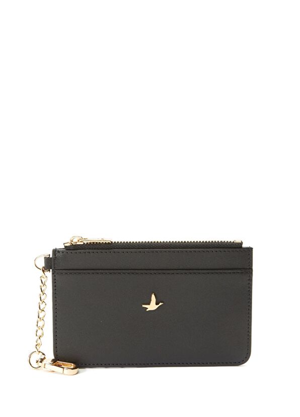 Beymen Club Black Women's Leather Card Holder - 1