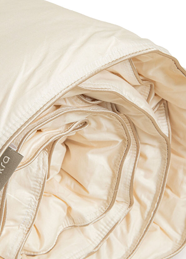 Chakra Bianca Beyaz Pamuklu Tek Kişilik Yorgan 155 x 215 cm - 3