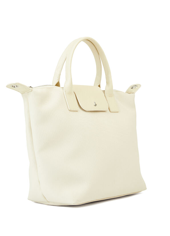 Beymen Club Ecru Medium Women's Shopping Bag - 2