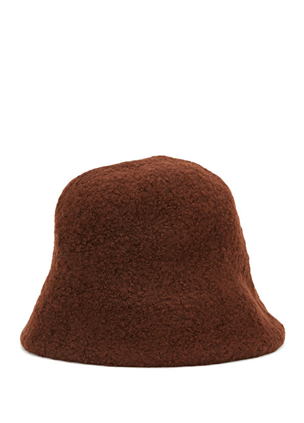 Beymen Club Brown Cross Women's Wool Hat - 1