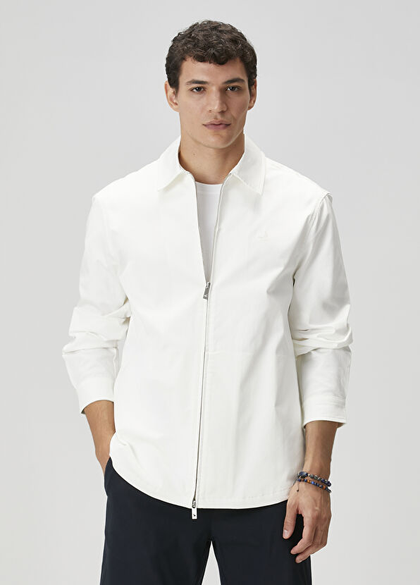 Beymen Club Kırık Beyaz Dış Gömlek - 3