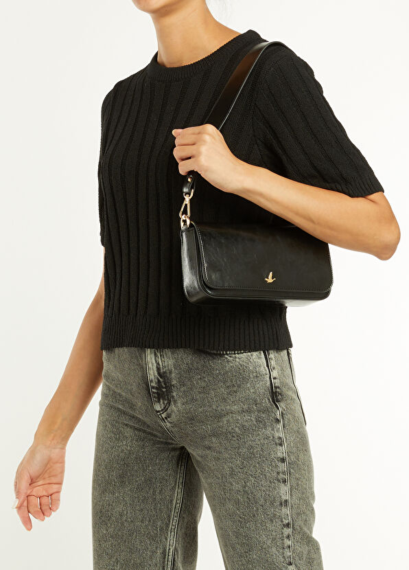 Beymen Club Women's Shoulder Bag With Black Logo - 2