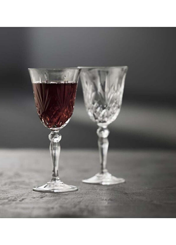 Lyngby Glas Melodia Crystal Red Wine Glass Set of 4 - 3