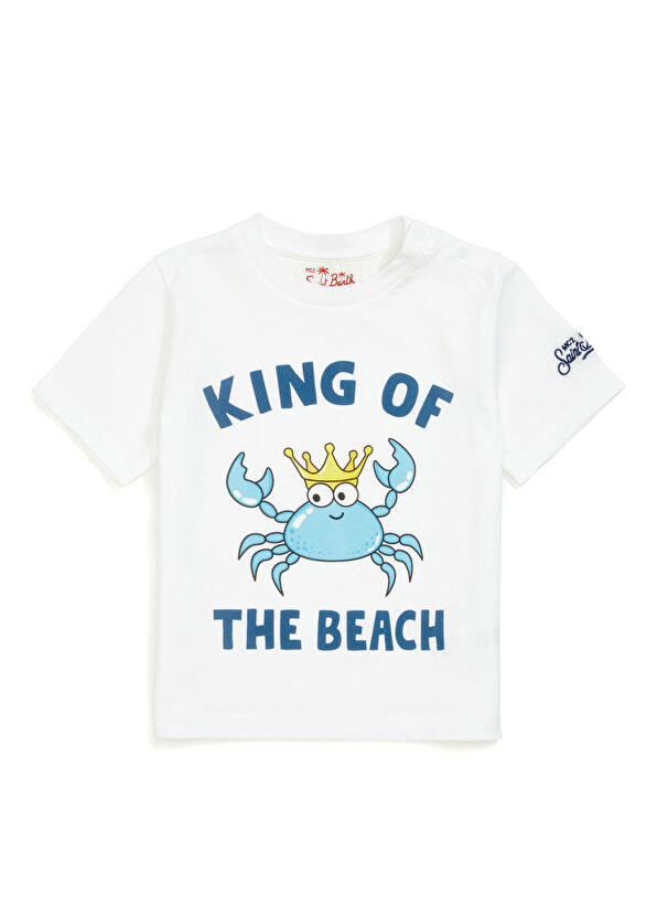 MC2 (Saint Barth) Denver Jr Beyaz Erkek Çocuk T-shirt - 1