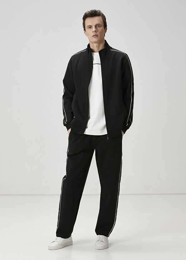 Beymen Club Siyah Şerit Logo Detaylı Sweatshirt - 2