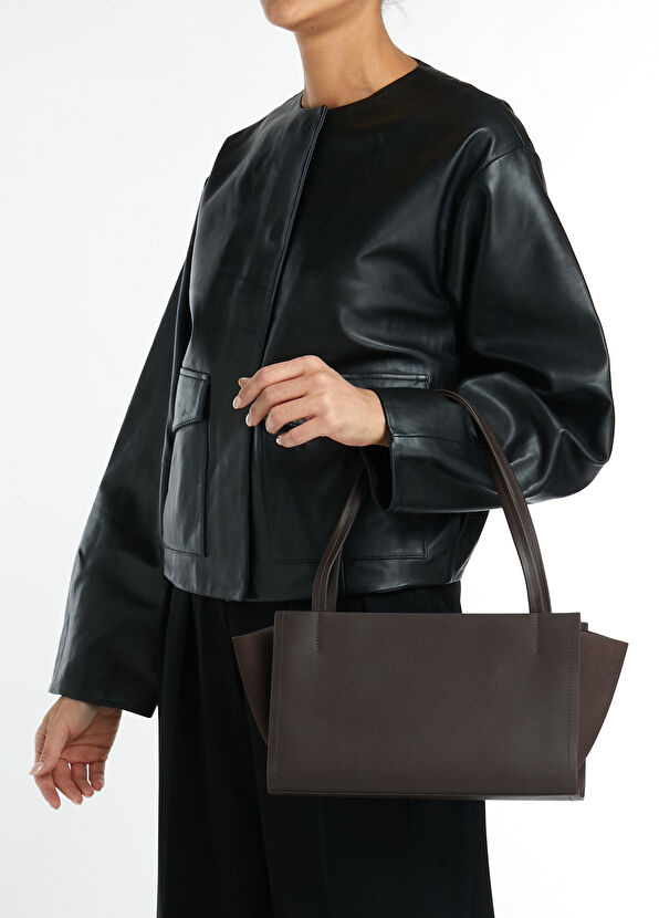 St. Agni Kahverengi Kadın Deri Çanta - 2