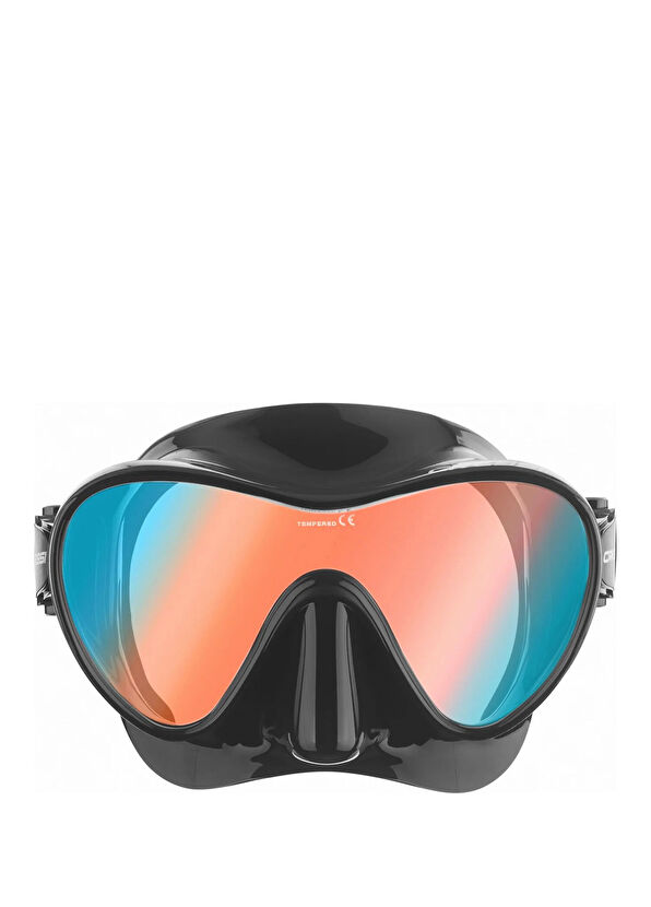Cressi F1 Black Blue Orange Lens Unisex Diving & Swimming Mask - 2